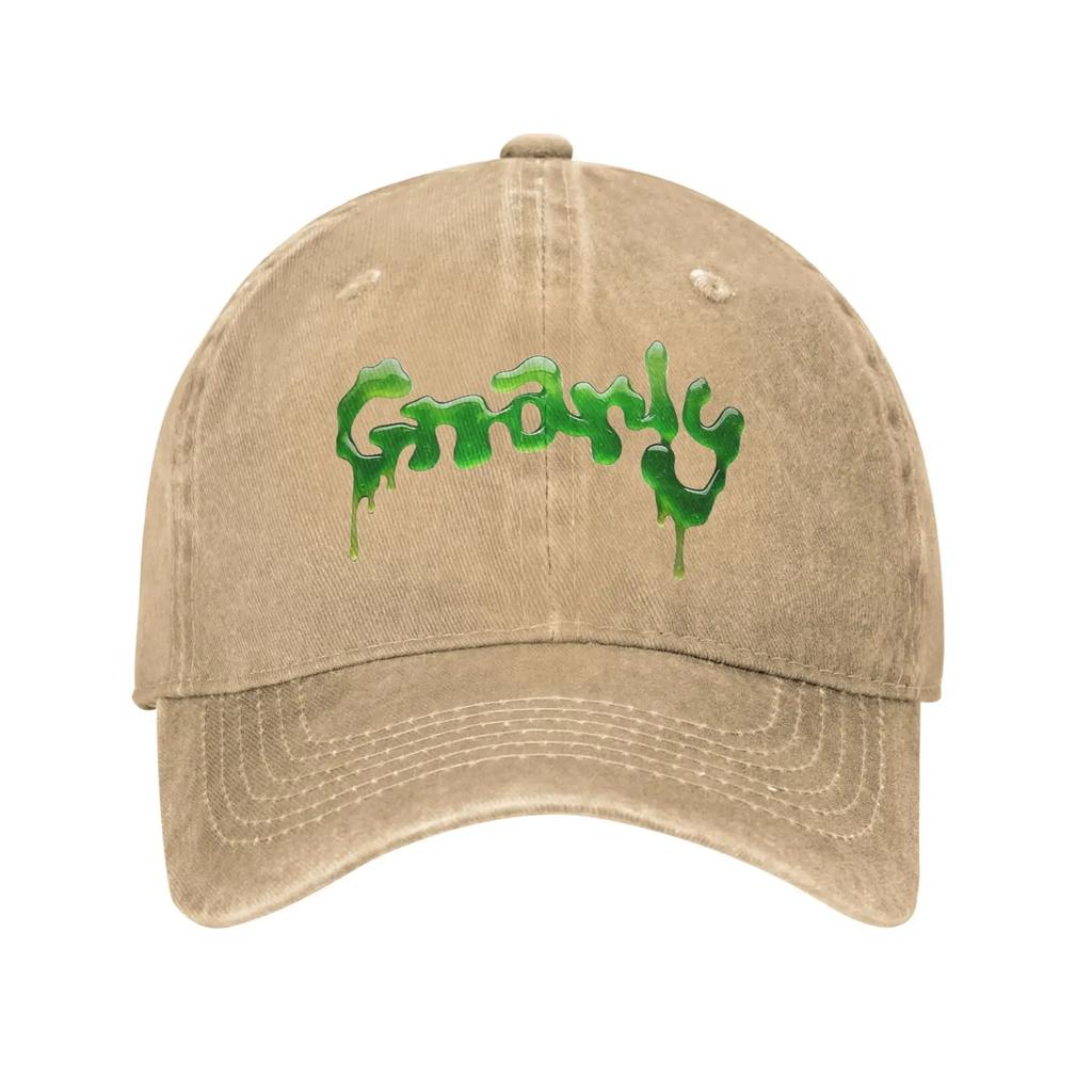Washed Baseball Cap KATSEYE Gnarly Logo Summer Trucker Hat For FeUnisex Unisex yk Cool Outdoor Sport Sun Baseball Caps