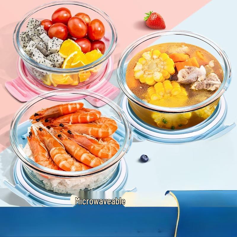 Heatable Glass Bowl Lunch Box