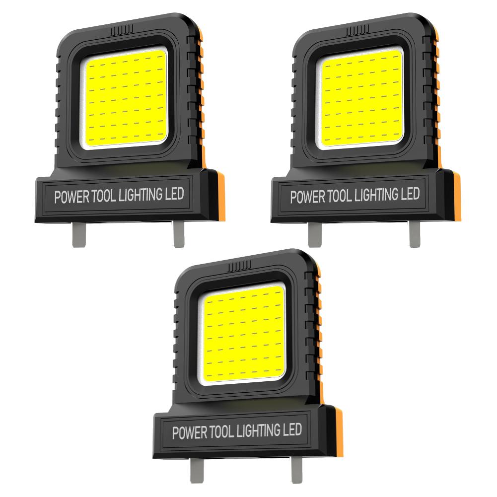 5-1PCS 14W LED Work Light for Makita for Milwaukee for Dewalt for Bosch for Dayi Lomvum Zhipu 20V-21V Li-ion Battery Accessories