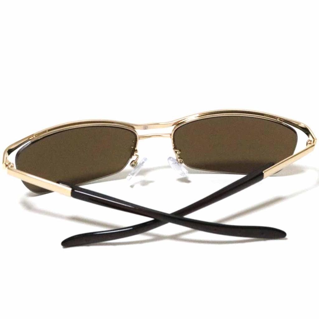 Bercute Gold and Brown Fashionable Fashion Eyewear for Men and Perfect for and Mountain UV Colored and Sunglasses, Eyewear, Women, Round, Square,