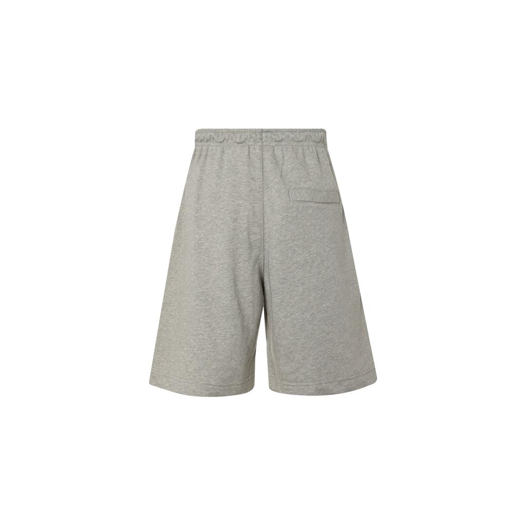Nike Alphabet Print Mid-Waist Drawstring Comfortable Sport Casual Shorts Men Bottoms Dark-Heather-Grey Light-Smoke-Grey White FQ4093-063