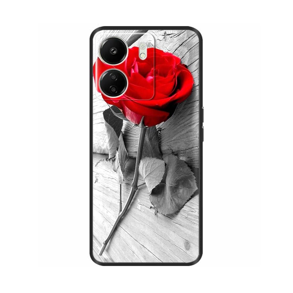 Case For Poco C65 Case 6.74" Black Soft Silicone Cover For POCO C65 C 65 PocoC65 Coque For Xiaomi Poco C65 Phone Cases Fundas