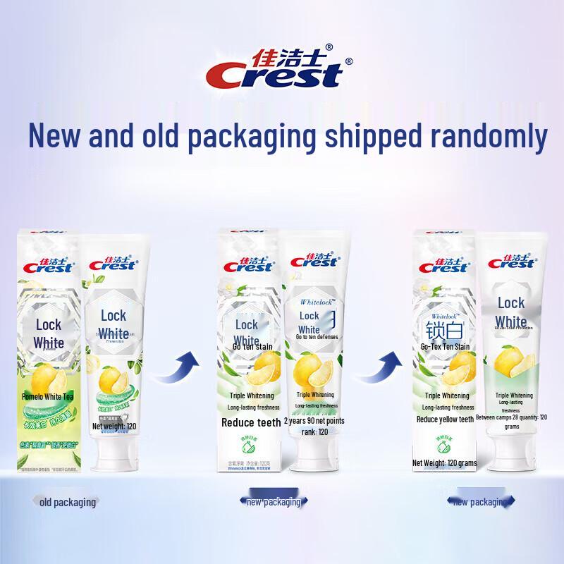 MAXAM & Crest Grapefruit White Tea Toothpaste