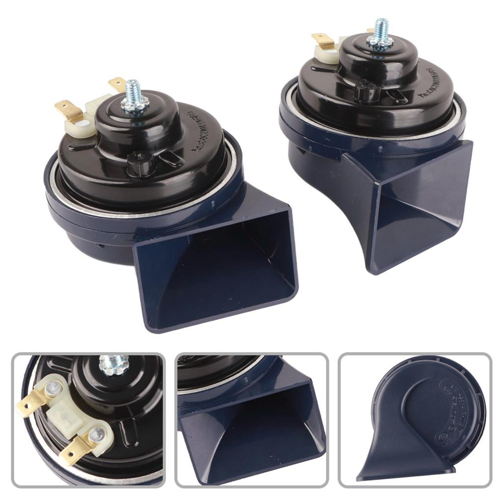 2pcs DC 12V 105dB Two Tone Motorcycle Car Snail Speaker Horn Waterproof Dustproof