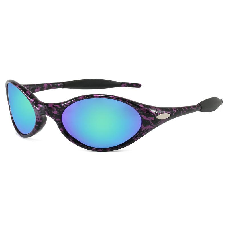 Ouke polarized sunglasses for men and women TR Retro Oval Frame Outdoor Cycling and Driving Sunglasses Piet