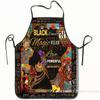 Sleeveless Waterproof Apron 3D Printed Stain-Resistant Waterproof Apron Workwear Personalized Holiday Apron
