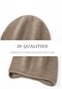 Women's 100% Pure Cashmere Knit Hat - Warm, Versatile, New Autumn/Winter Style