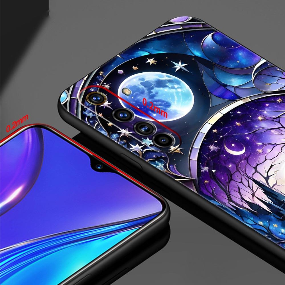Universe Starry Sky Moon Soft TPU For Realme 13 12 11 10 9 Pro Plus GT3 GT2 C21 C25 C35 C53 C55 C67 Pro 5G Phone Case Cover Bags