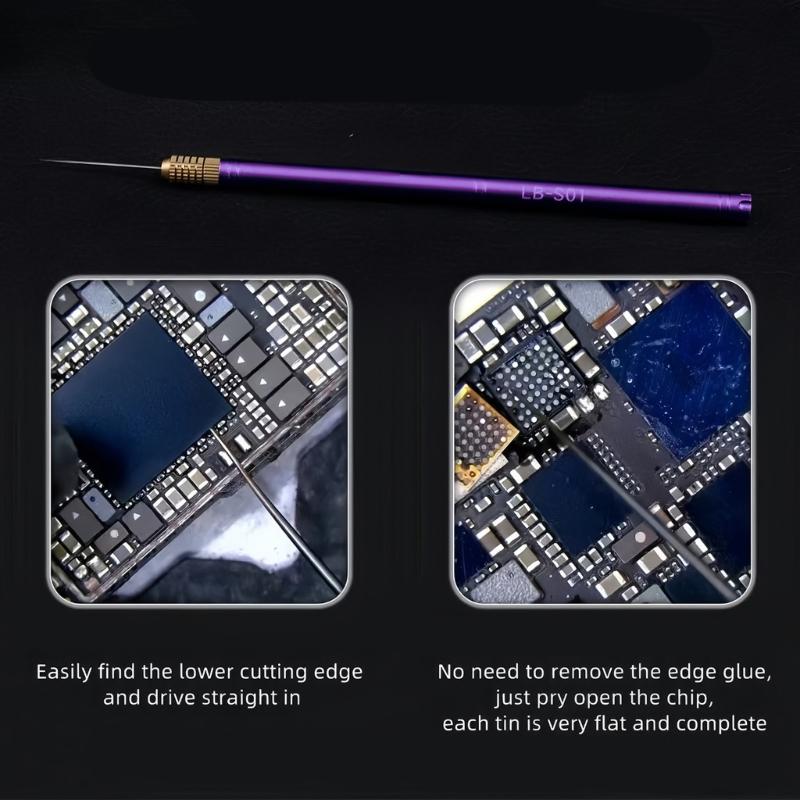 Professional Electronics Repair Kit Ergonomic Pry Tool For Mobile Devices And Circuit Board Maintenance Chip Extraction