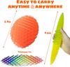 Mini Fidget Worm Toy Elastic Mesh Sensory Toy Stress Anxiety Relief Decompression Fidget Toys Portable Telescopic Slug