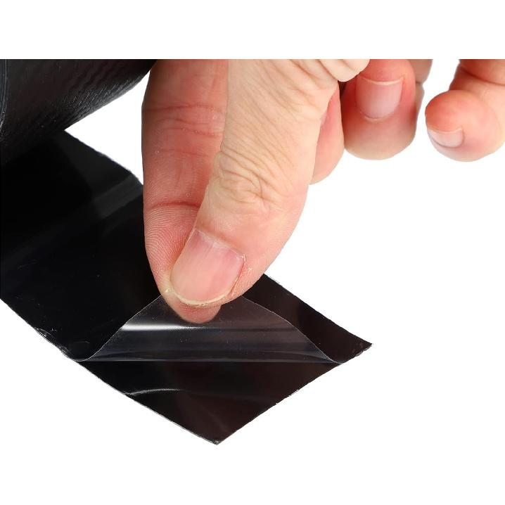 Car Door Edge Guards Door Sill Protector 3D Carbon Fiber Car Wrap Film Vinyl Automotive Wrap Film Car Door Sill Protection Film Anti-Collision Fits