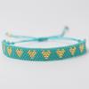 Braccialetto Boemo Fatto a Mano con Perline Miyuki per Donna – Gioiello Regolabile Multicolore con Design a Cuore, Accessorio con Perline Artigianale