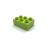 Mattoncino Base 2x3 10 pezzi Fai da Te Classico Educazione Blocchi da Costruzione Compatibili Con Duplo Mattoncini Grandi Giocattoli Per Bambini