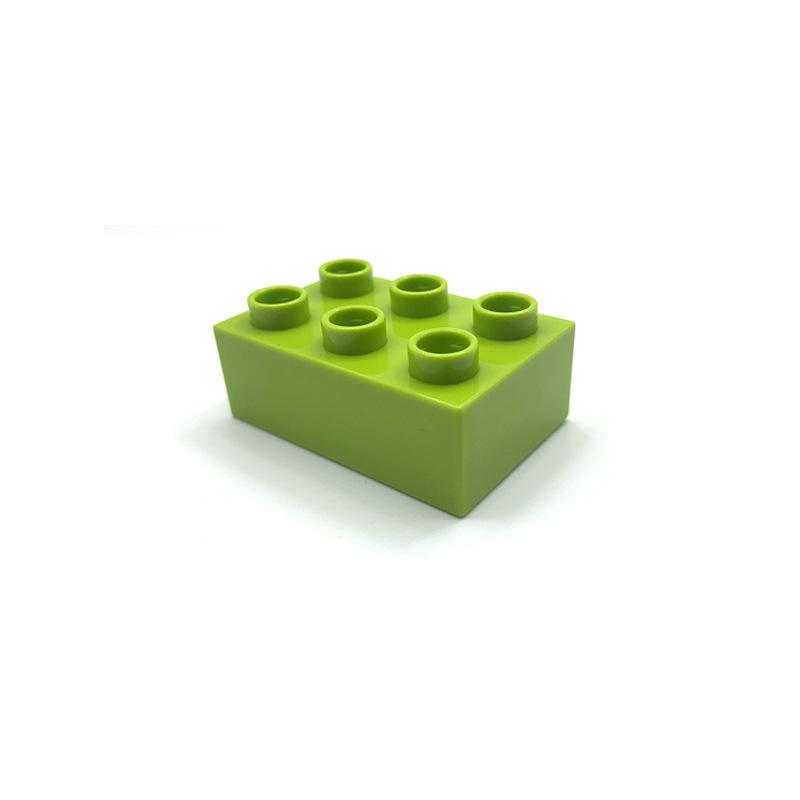Mattoncino Base 2x3 10 pezzi Fai da Te Classico Educazione Blocchi da Costruzione Compatibili Con Duplo Mattoncini Grandi Giocattoli Per Bambini