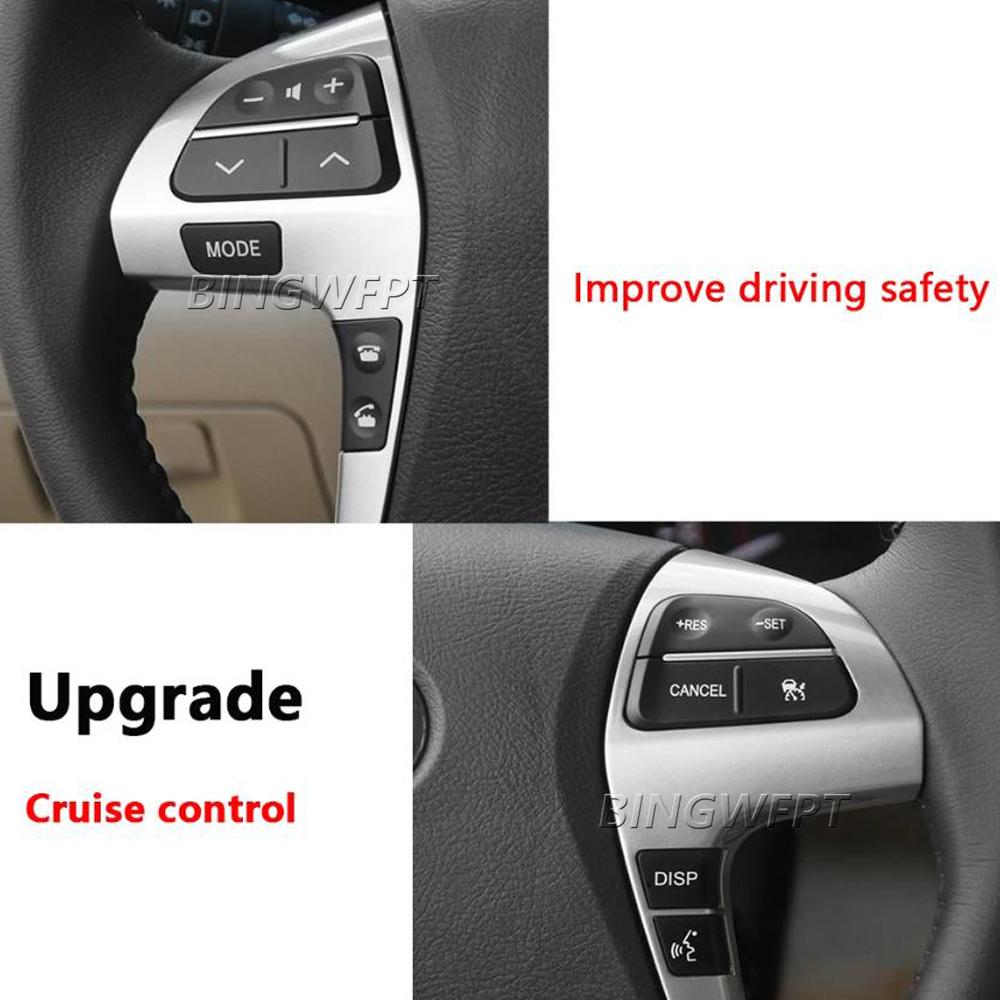 Steering Wheel Control Button Cruise Control Remote Volume Switch For TOYOTA HILUX VIGO COROLLA CAMRY HIGHLANDER INNOVA 2006-15