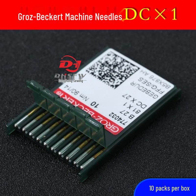 Groz-Beckert Gold-Plated Heat Resistant Overlock Machine Needle DCx1/DCx27