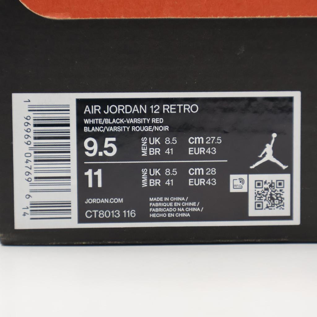 CT8013-116 Nike Air Jordan 12 Cherry (Men's)