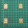 Zinc Alloy Tarot Card Pendant, 6 Styles 14x23mm, Popular In Trendy Jewelry.