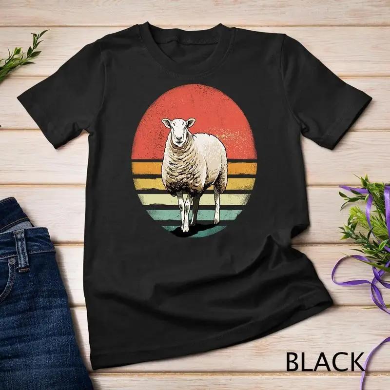 Retro Vintage Sheep Shirt Animal Farm Sheep Lover Gifts Idea Unisex T Shirt