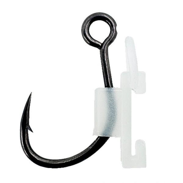 10-Piece Luminous Live Shrimp Hooks – Night Glow Fluorescent Back Hooks Set 2/0 Hook 10pcs