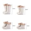 Fashion Winter Warm Lining For Rain Boots Women's Soft Shoes Cover Polyester Cotton Liner For Water Rain Shoes Lining Socks Floor Shoes