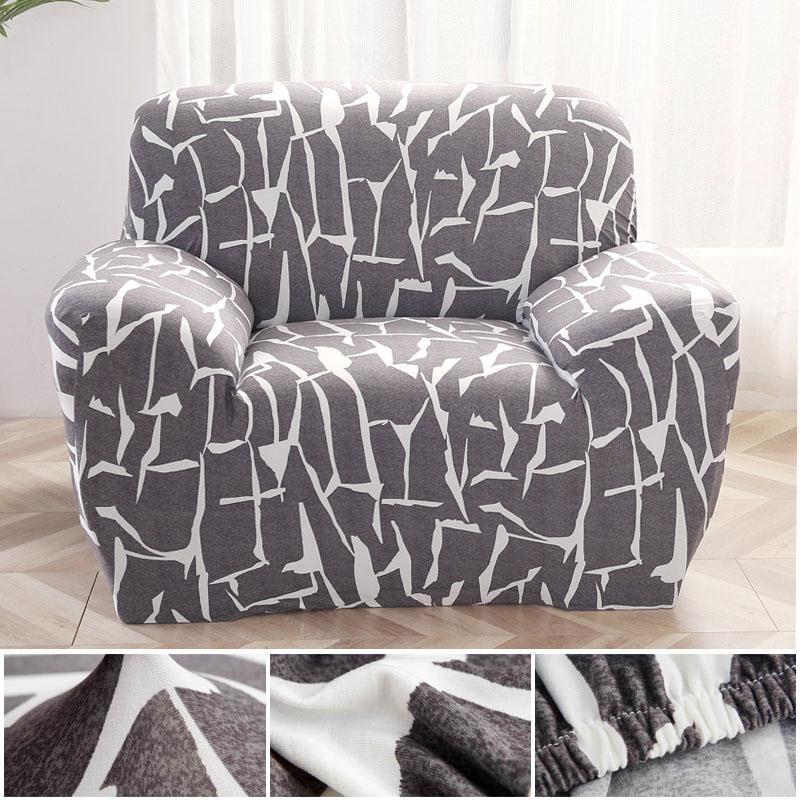 Armchair Cover Elastic Sofa Cover Cotton Stretch Sofa Covers for Living Room Copridivano Slipcover for Single Sofa Couch Cover