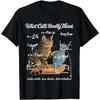 Funny Cat Physics Humor Design What Cats Really Think T Shirt Vintage Homme Designer Clothes Slightly Streetwear Fashion