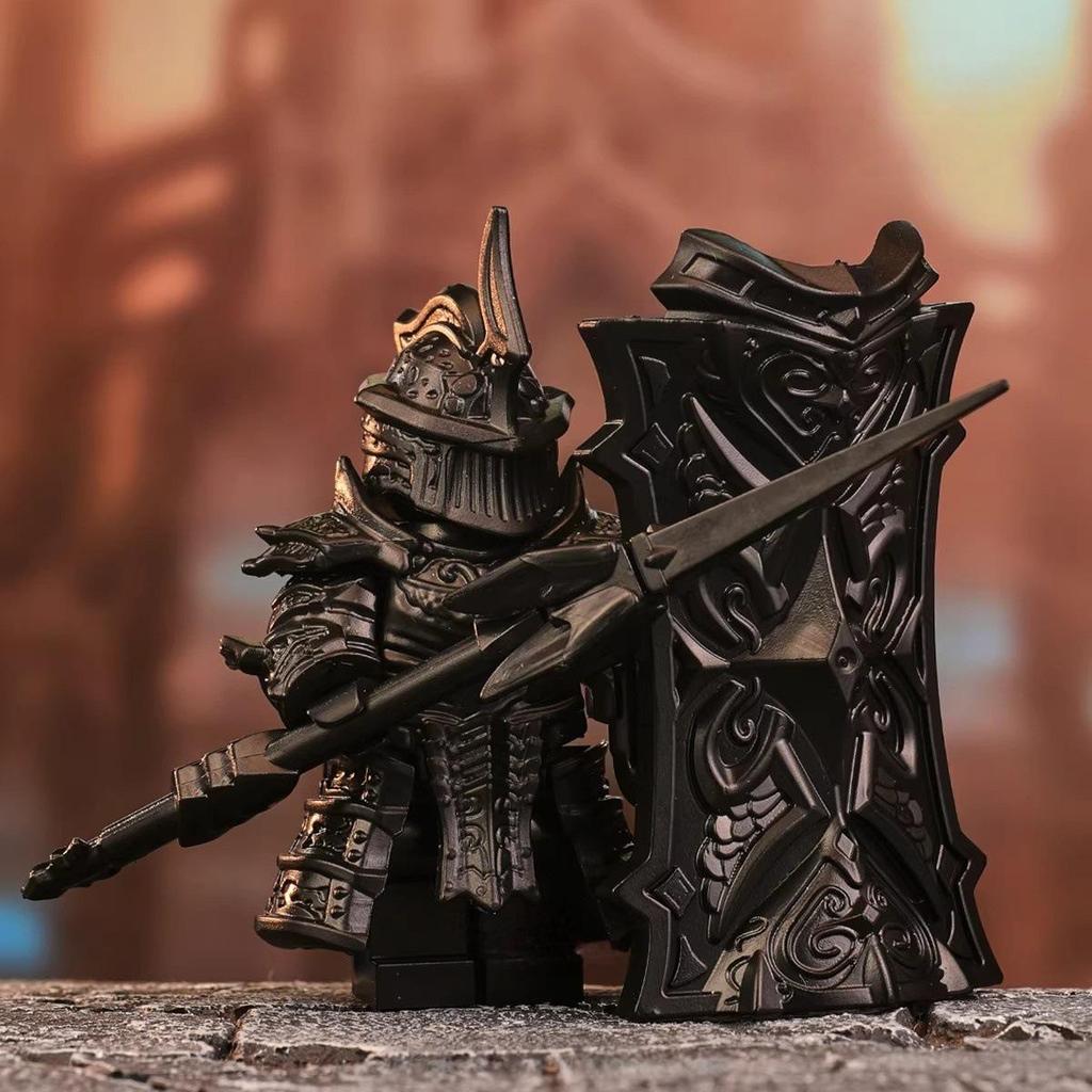 Demon's Souls High Tower Knight Soldier Armor Building Block Figure Assembly Toy