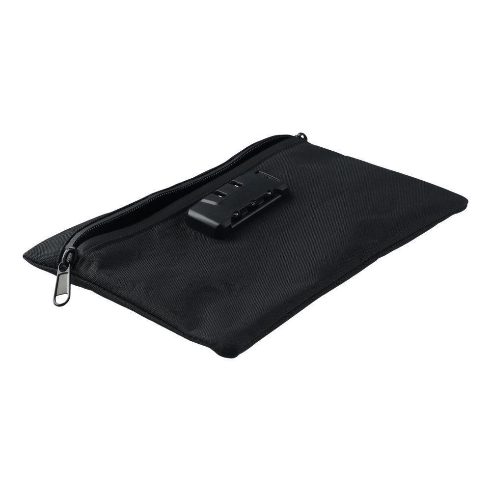Combination Lock Money Bag with Lock Canvas Security Document Bag Portable Locking Pouch  Home