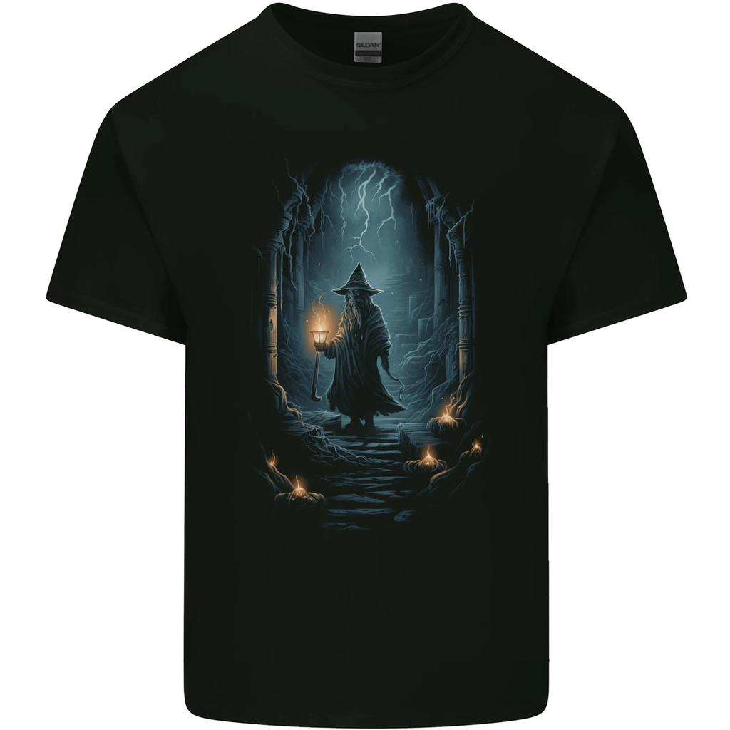 Fantasy Wizard Warlock 1 Kids T-Shirt Childrens