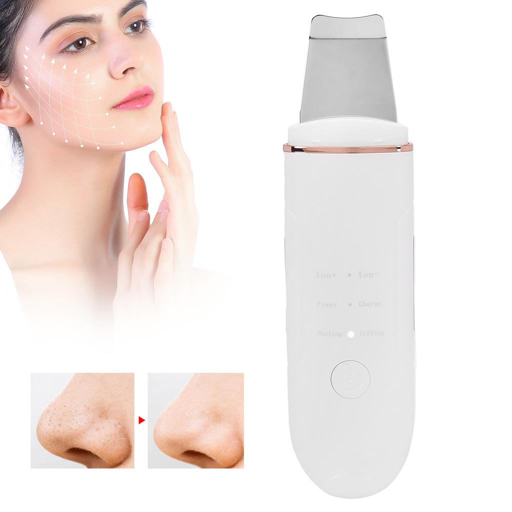 EMS Ultrasonic Skin Scrubber Blackhead Pimple Removal Lifting Ion Pore Cleaner Machine