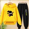 Children Hoodie Child Ninja Print 3-12 Years Old Boys Girls Toddler Coat Top+Pants Stylish Casual Black Sweatshirt Set