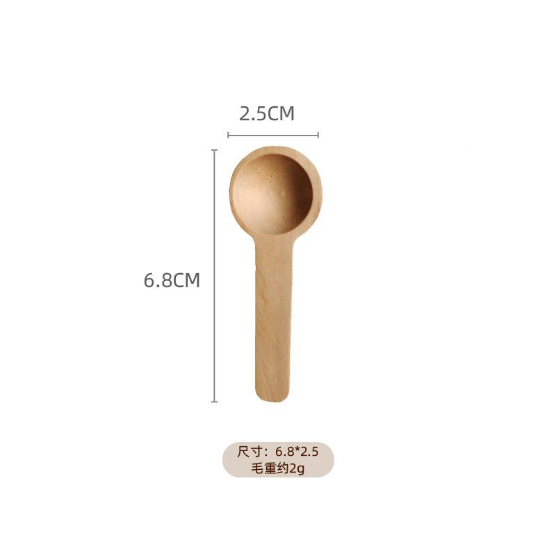 

New Milk Powder Measuring Spoon Mini Nature Wooden Home Kitchen Cooking Spoons Tool Scooper Salt Seasoning Honey Coffee Spoons