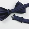 Solid Color Bow Tie Men'S Wedding Groom Banquet Gentleman Photography Shirt Black Burgundy Simple Trendy Bow