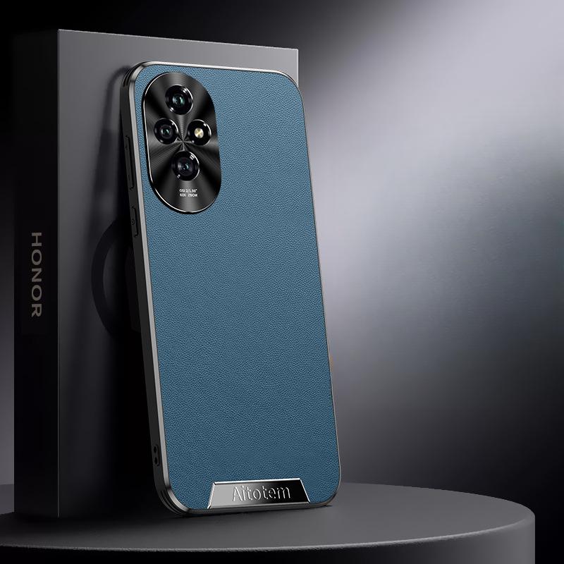 Suitable for Honor 200pro Mobile Phone Case for Business Men's Honor All-inclusive Anti-fall 200 High-end 100rpo Leather Case