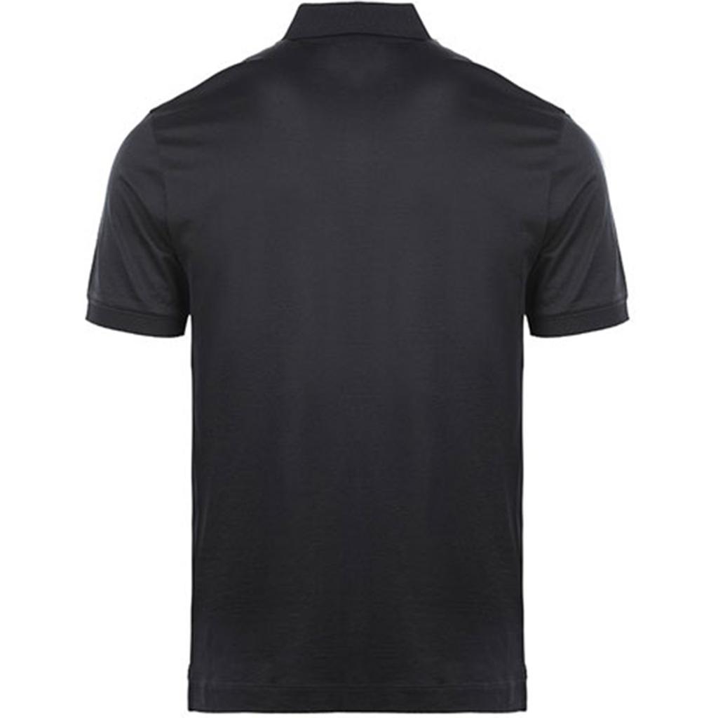 Emporio Armani Ss22 Solid Color Logo Short Sleeve Polo Shirt Men Tops Dark-Blue 3L1FFZ-1JUVZ-0920