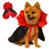 IROKOHA Halloween Christmas Are Set This Pet Costume Cape Vampire Dog Cat Dracula Disguise Wear Photo Commemorative Shooting (Red Black M)