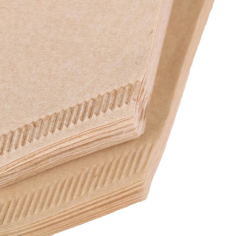 40 ks ekologických nebělených originálních dřevěných ručních dripperů na kávu