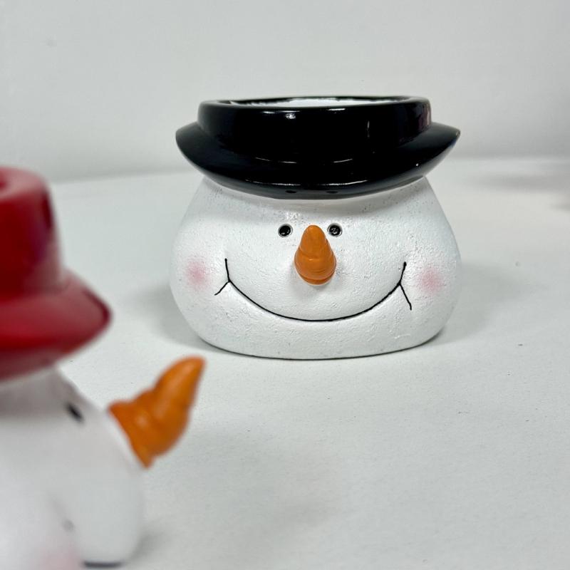 Christmas Flower Pot Succulents Planter Christmas Decorative Flower Pot,Snowman Santa Cartoon Planter Pots Art Decoration