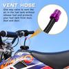 2PCS Breather Hose Gas Fuel Tank Cap, Gas Can Vent, CNC One Way Tank Valve Vent Tube with Aluminum Breather Valve, Fuel Cap Hose Tube for ATV CRF YZF
