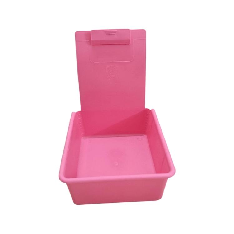 Dental Lab Storage Box With Clip Dental Working Lab Pan For Denture Mold Transport And Organization In Workshop