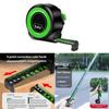 Ergonomic Handle 5M Fluorescent Measuring Tape with Portable Hook Suitable for Comfort Use in Professional&DIY Projects