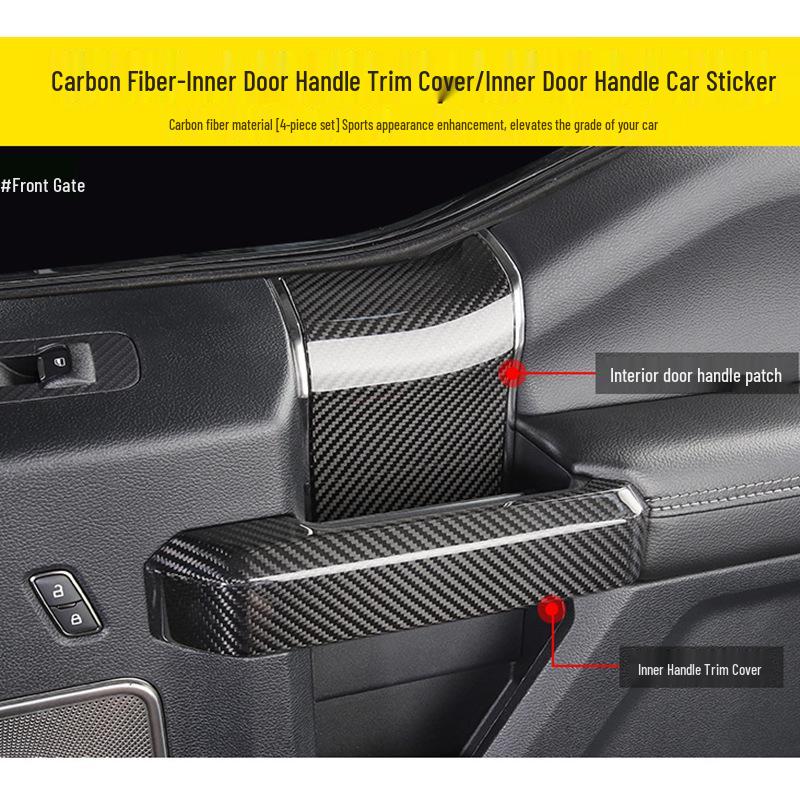 

Отделка дверных ручек из углеродного волокна для Ford F-150 Raptor