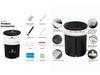 Portable Foldable Ice Bath Tub for Adults - Inflatable, Compact, Athletes Chill