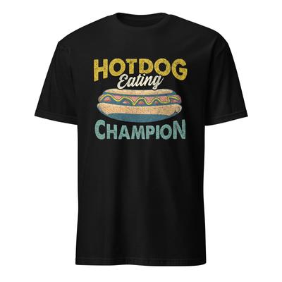 Hot Dog Ess-Meister Shirt Lustiges Volksfest Wettbewerb T-Shirt Größe S-3XL Geschenk