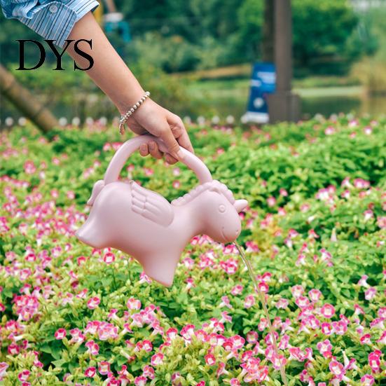 Water Pot Can Anti-slid Handle Cute Plastic Creative Watering Elephant Shape for Garden Bottle