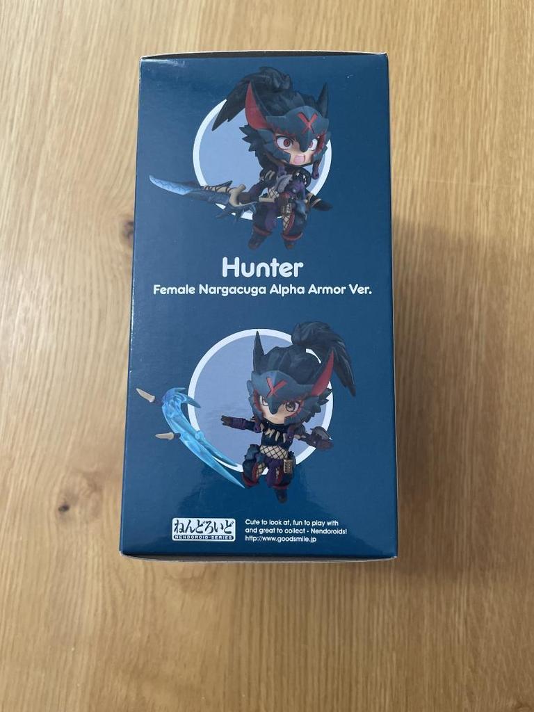 [USED] Nendoroid Monster Hunter World: Iceborne Hunter (Female) Nargacuga Alpha