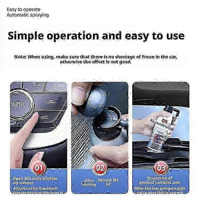 1-3X Auto-Klimaanlagen-Nachfüllset 80G Automobilkältemittel Kompressor Kältemittel für R134a Klimaanlagen Mehrfarbig