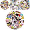 Entzückendes 50er Set Sanrio Sticker Kuromi für Gepäckdekor