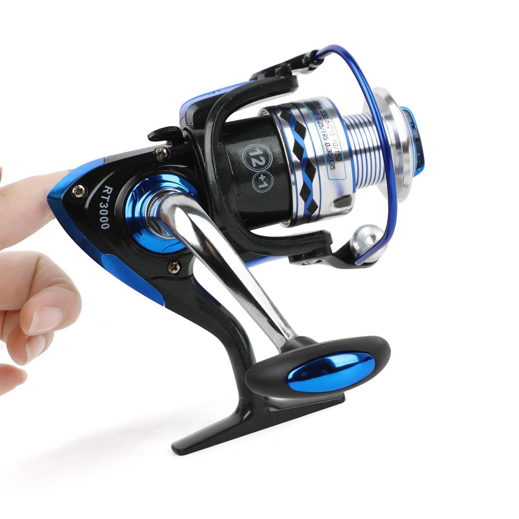 Double Fish RT3000 Spinning Reel - Alloy Material 5.2:1 Gear Ratio High Cost-Effective Fishing Gear Fishing Lover Outdoor